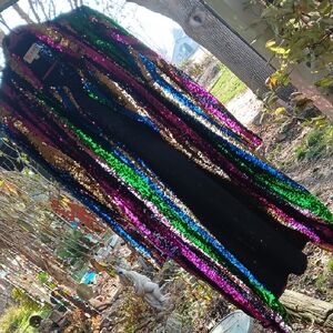 L'ATISTE Shimmering Sequin Coat